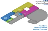 Maternity first floor map